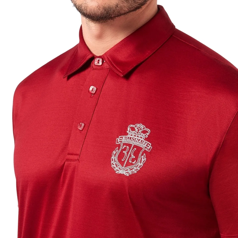 BILLIONAIRE Top Poloshirt Crest bordeaux(Image 4)