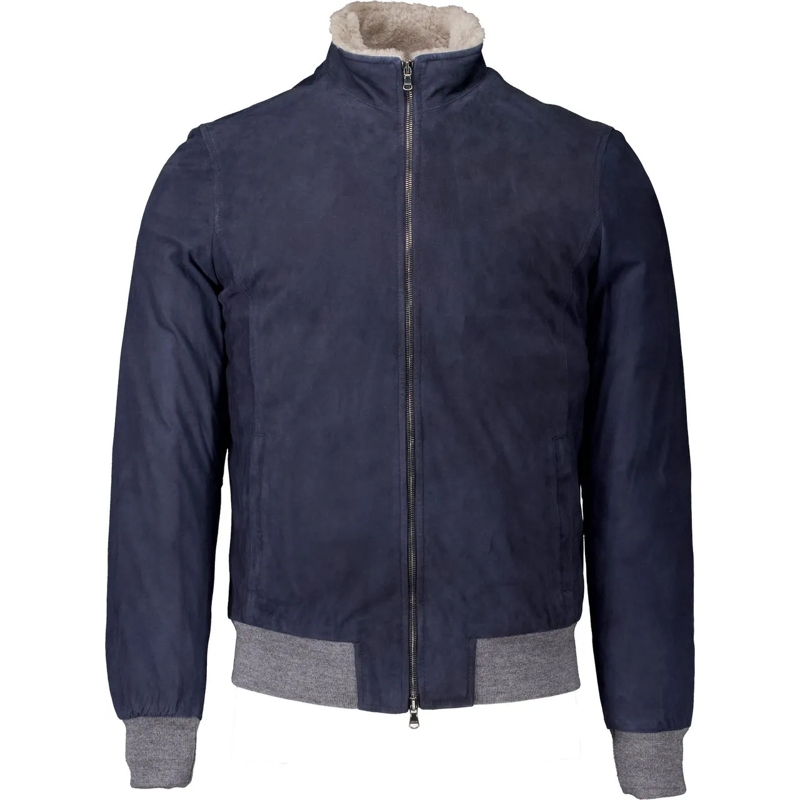 Barba Napoli Daunenjacke Barba Napoli Wolf Jackets Donkerblauw 43702 blau(Image 7)
