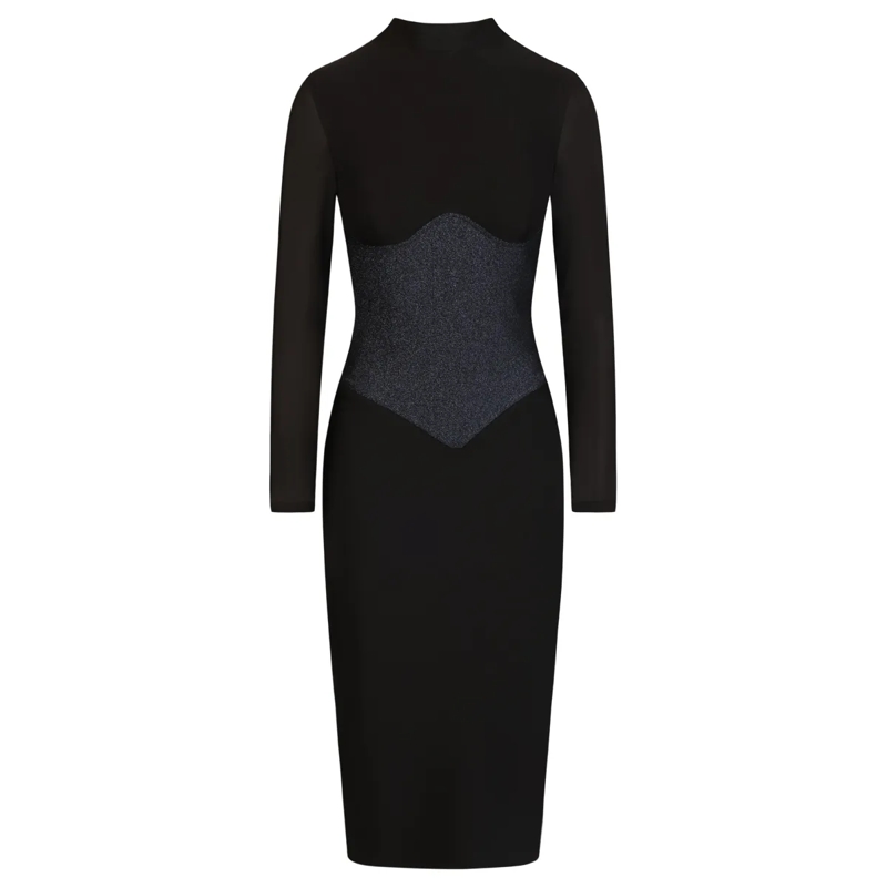 Kraimod Abendkleid Bandagekleid schwarz