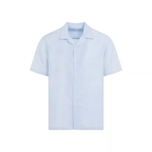 Berluti Light Blue Silk Shirt Blue 