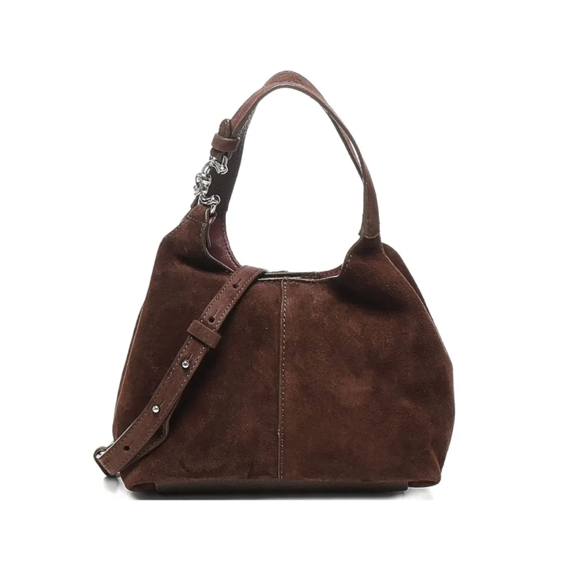 Coccinelle Schultertasche Coccinelle C-Easy Suede Brunette/Brunet
