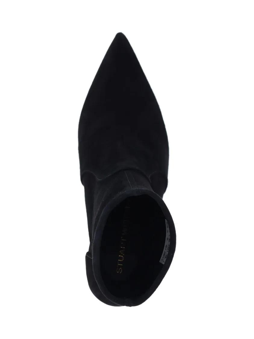 Thumbnail - Stuart Weitzman Stiefel - Stuart Power Ankle Boots – Black - Gr. 38,5 (EU) - in Schwarz - für Damen