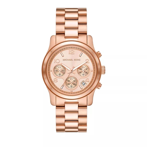 Michael Kors Runway Chronograph  Stainless Steel Watch Rose Gold Chronograph