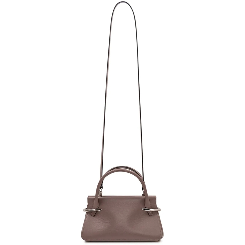 Givenchy Tote Borsa in Pelle con Manico Rigido Mini taupe(Image 2)