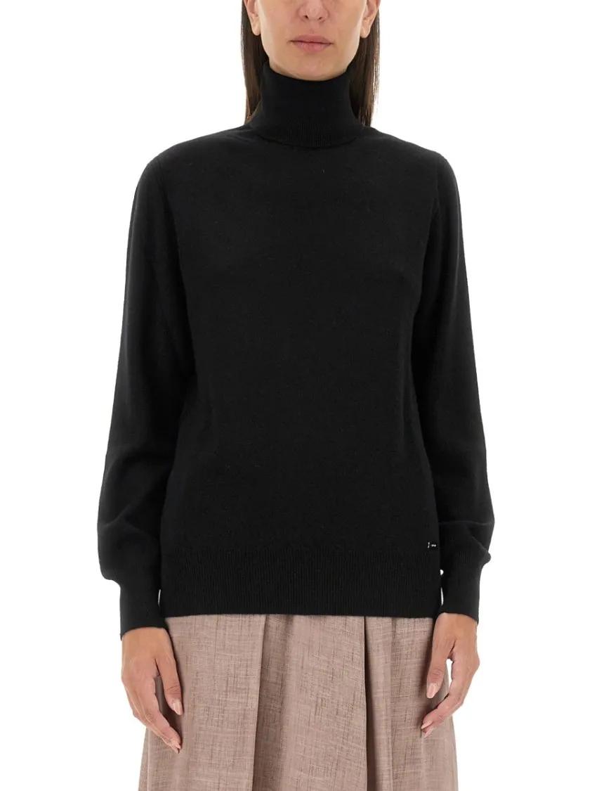 Thumbnail - Kiton - Oversized Black Cashmere Sweater - Größe 44 - schwarz