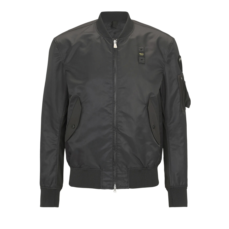 Blauer USA Daunenjacke Blouson ROCKY schwarz