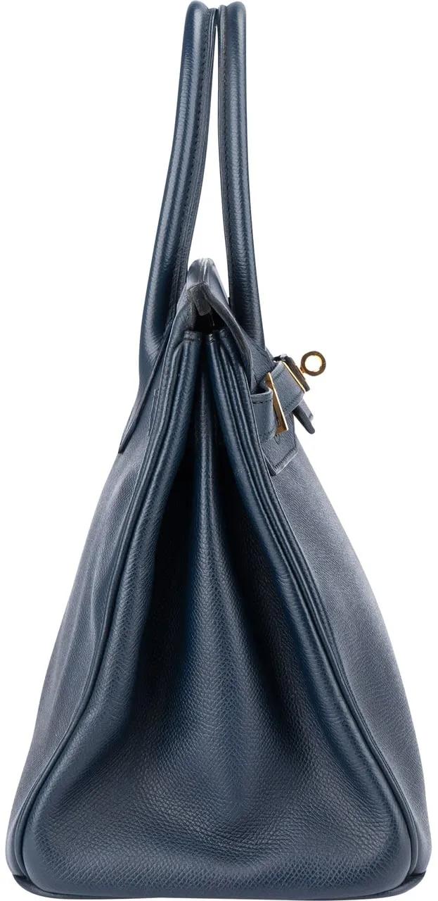 Thumbnail - Hermès Crossbody Bags - Hermes Bleu Epsom Leather Birkin 30 Handbag - Gr. unisize - in Blau - für Damen