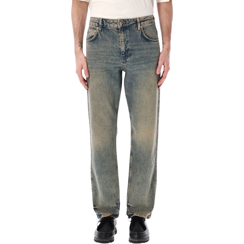 Represent Jeans à jambe droite R2 Straight Leg Denim Blue Cream blau