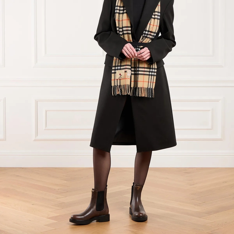 Prada Chelsea Boots Stiefelette Chocolate mehrfarbig(Image 3)