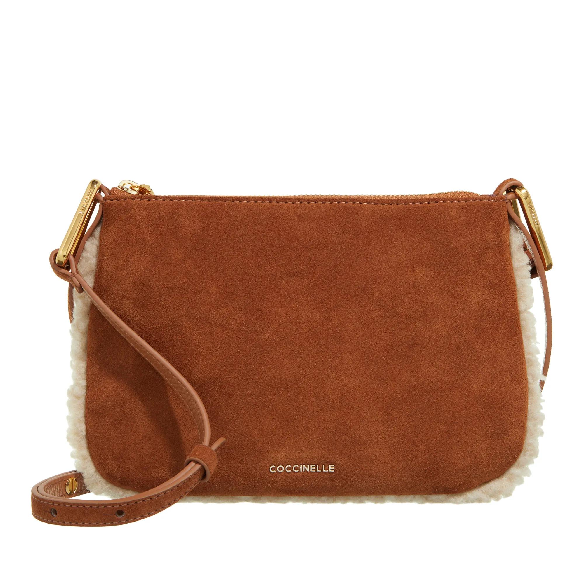 Coccinelle Crossbody Bags - Coccinellemagie Eco Shearl - Gr. unisize - in Cognacbraun - für Damen