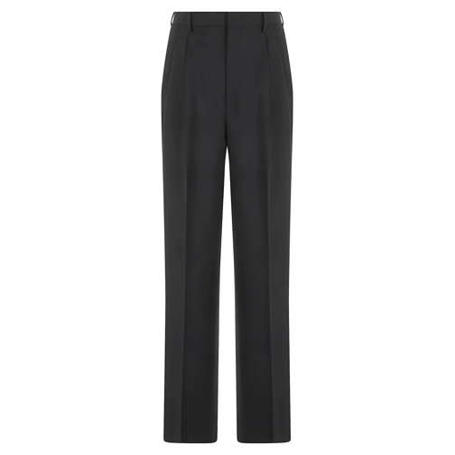 Tagliatore  Sleek Black Trousers Black