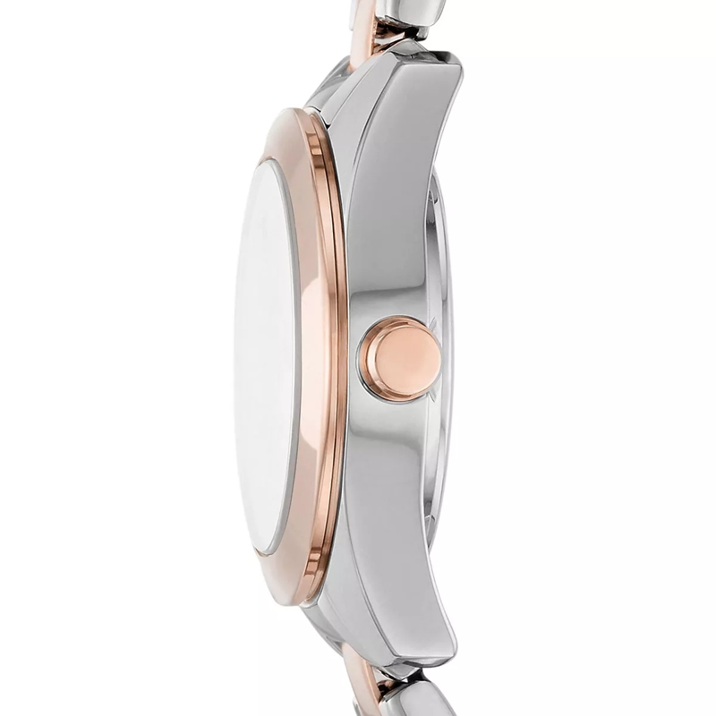 DKNY Quarzuhr Nolita Three-Hand Stainless Steel Watch Silver/Rosé(Image 6)