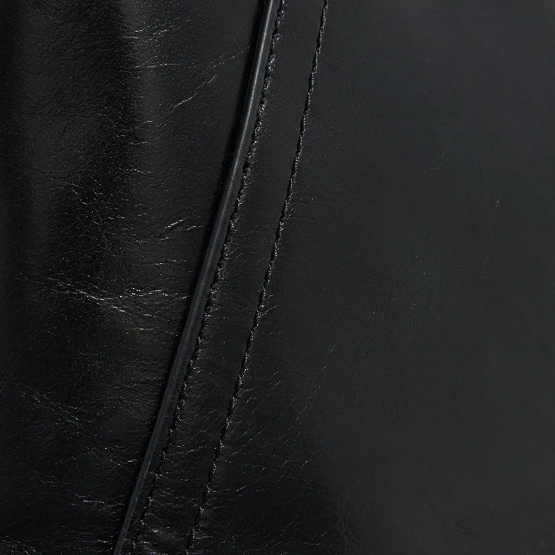 Liebeskind Berlin Tote Chudy Paper Touch Crinkle Black(Image 4)