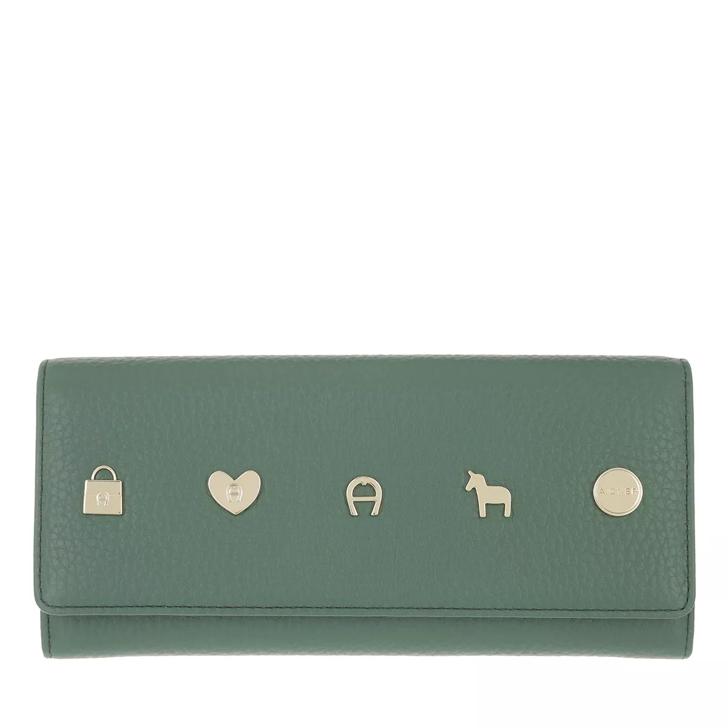 Madison onkruid hypothese AIGNER Fashion Wallet Dusty Green | Continental Portemonnee | fashionette