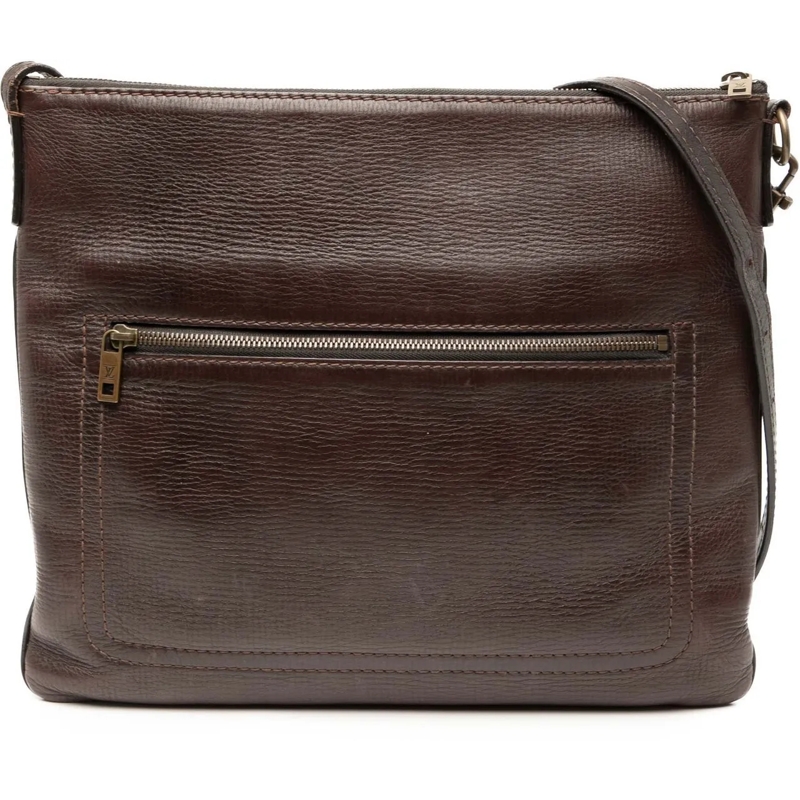Louis Vuitton Schultertasche Utah Sac Plat Messenger braun