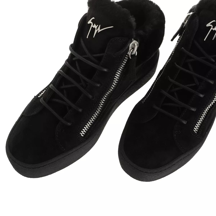 Giuseppe Zanotti Velour Sp1.00 Sneakers Black sneaker haut de gamme