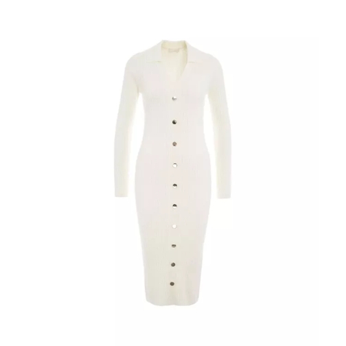 LIU JO White Rib-Knit Dress White 