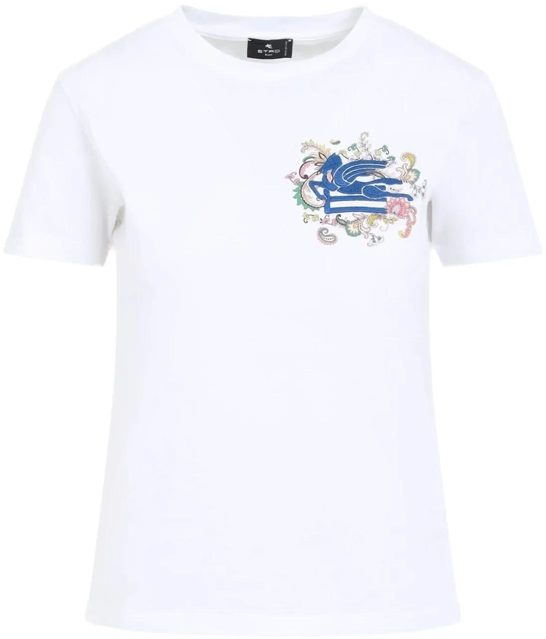 Thumbnail - Etro - Etro T-shirts and Polos White - Größe M - bunt