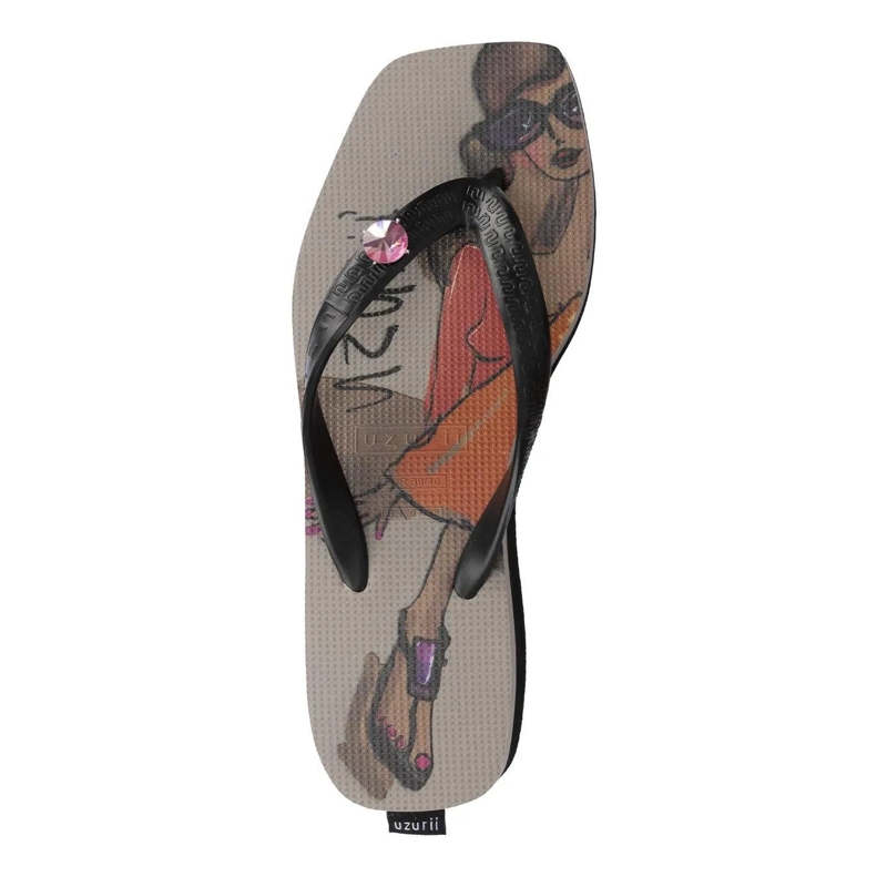 UZURII Flip Flops Zehentrenner Peppi taupe(Image 3)