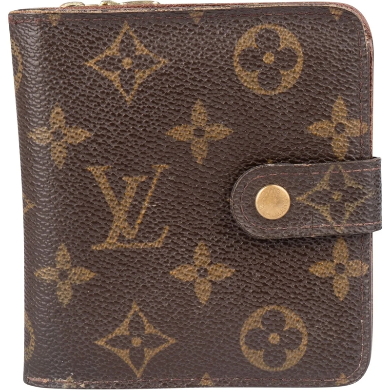 Louis Vuitton Tote Louis Vuitton Canvas Monogram Clip Wallet braun
