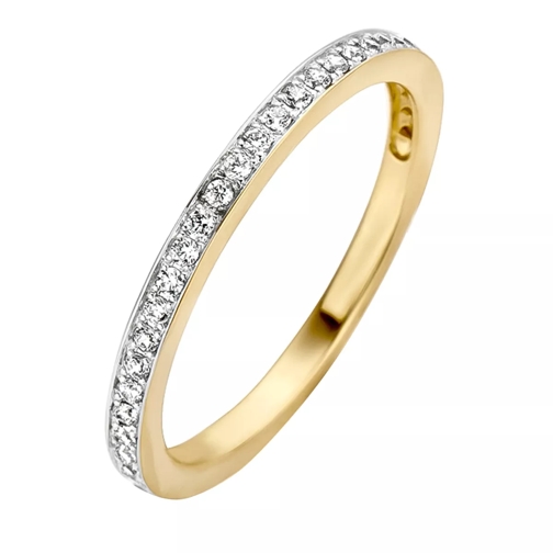 Blush Ring 1119BZI - Gold (14k) with Zirconia Yellow and White Gold Anello pavé