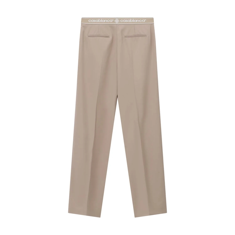 Casablanca Freizeithose Bundfaltenhose aus Wolle braun(Image 2)