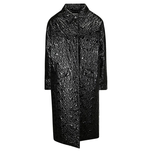 Cecille Bahnsen Manteaux transitionnels Shiny Coat Black