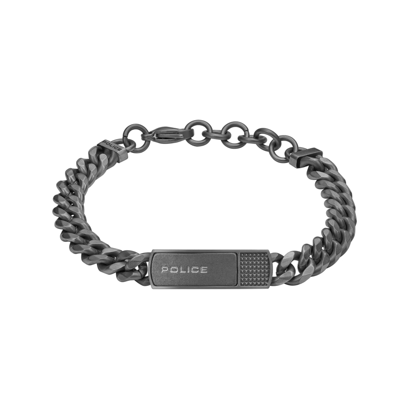 Police Armband Armband Identity- Herrenarmband- Farbe: silber grau