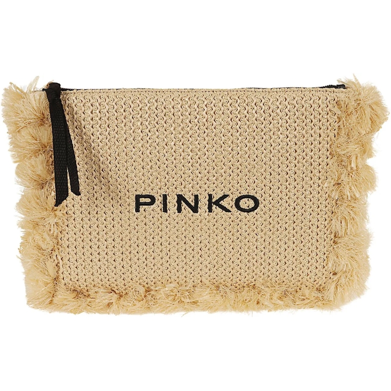 Pinko Tote PINKO FLAT HANDLE RAFIA beige