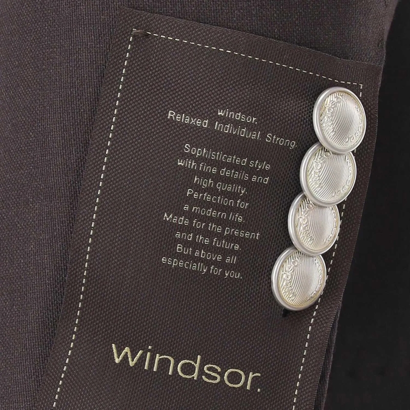 windsor. Veste de costume Shaped-Fit Sakko Giornos braun(Image 3)
