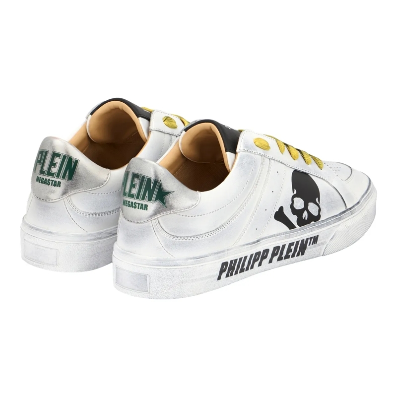 Philipp Plein Low-Top-Sneaker Lo-Top Turnschuhe Retrokickz weiss(Image 4)
