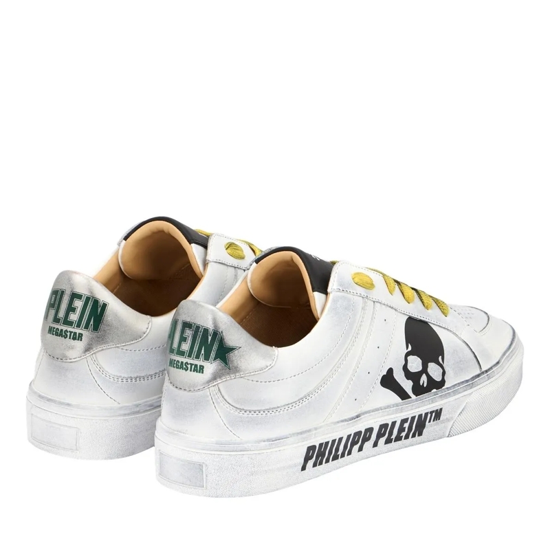 Philipp Plein Low-Top-Sneaker Lo-Top Turnschuhe Retrokickz weiss(Image 3)