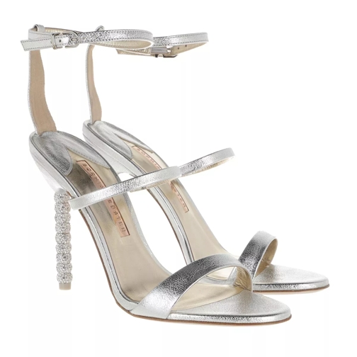 Sophia Webster Rosalind Crystal Sandal Silver Strappy sandaal