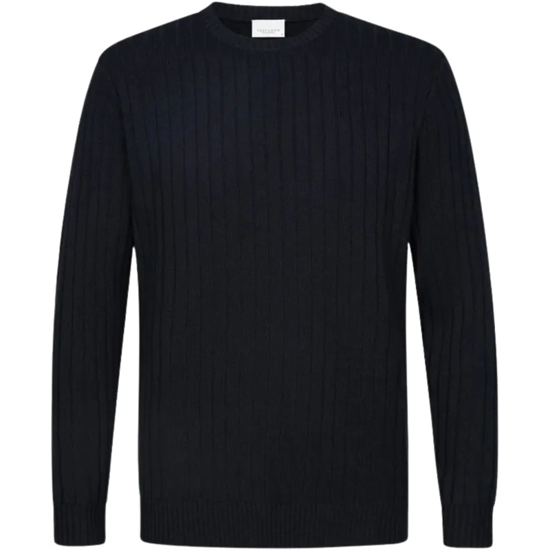 PROFUOMO Weste Profuomo  Lange Mouw Overhemden Donkerblauw Ppwj30 blau
