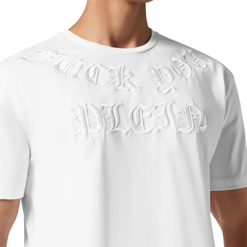 Philipp Plein T-Shirt T-Shirt Gothic Plein weiss(Image 5)