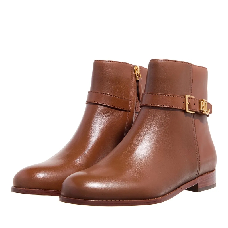 Lauren Ralph Lauren Stiefeletten Brooke Boots Deep Saddle Tan