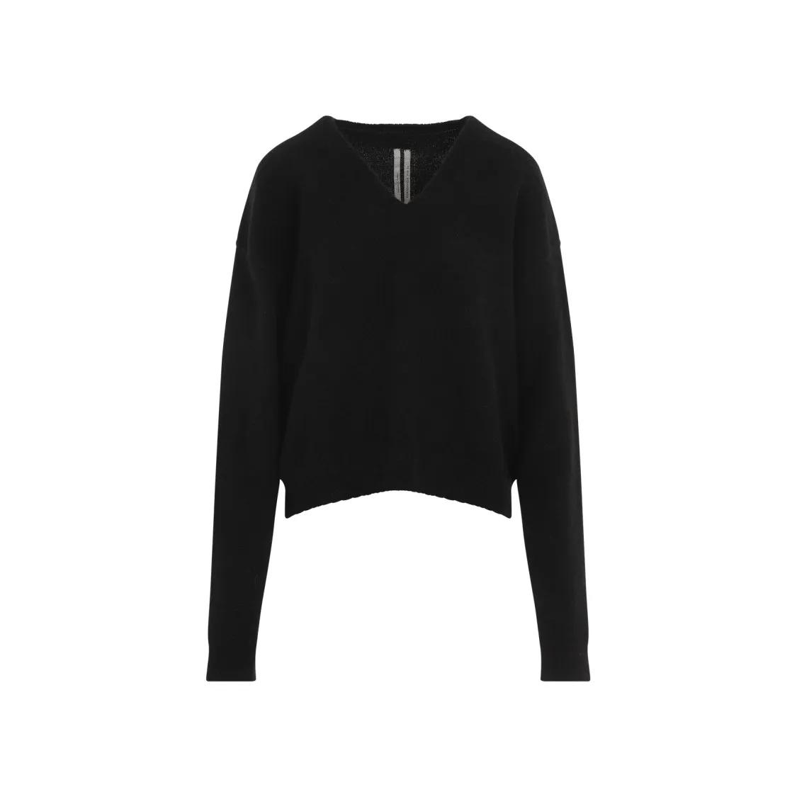 Rick Owens - Tommy V-Neck Sweater - Größe M - schwarz