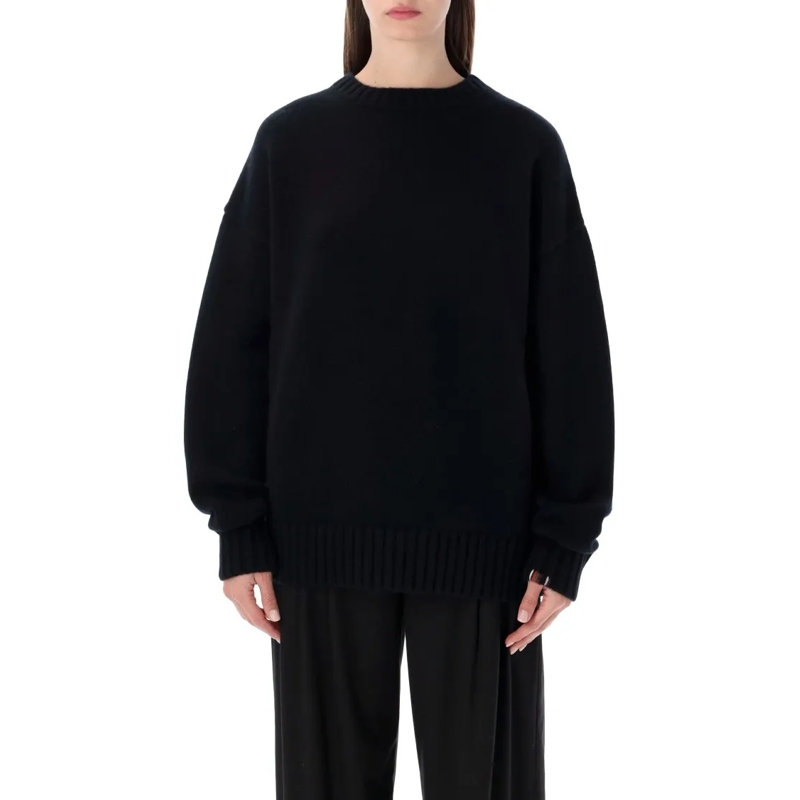 Extreme Cashmere Pull N°383 Lovely Cashmere Sweater Black