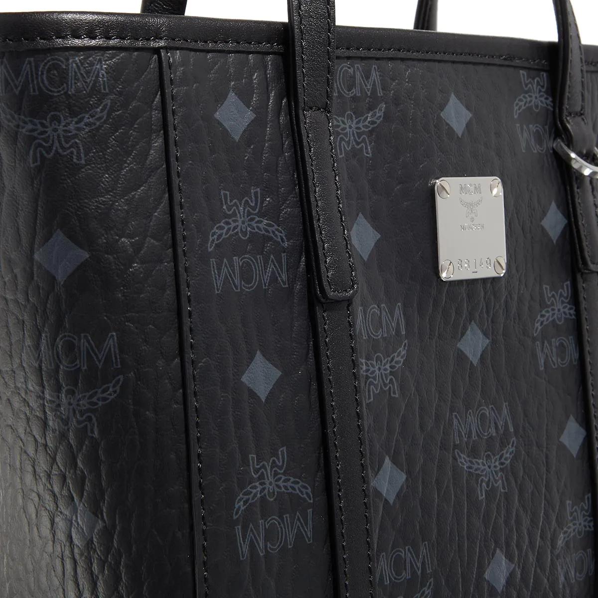 MCM Shoppers Toni Vi Shopper Mni Bk in zwart