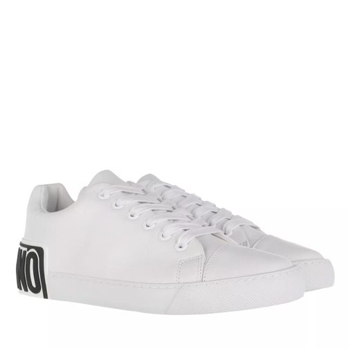 Moschino Sneakerd.Vulca25 Vitello W.Sneakers Bianco Low-Top Sneaker