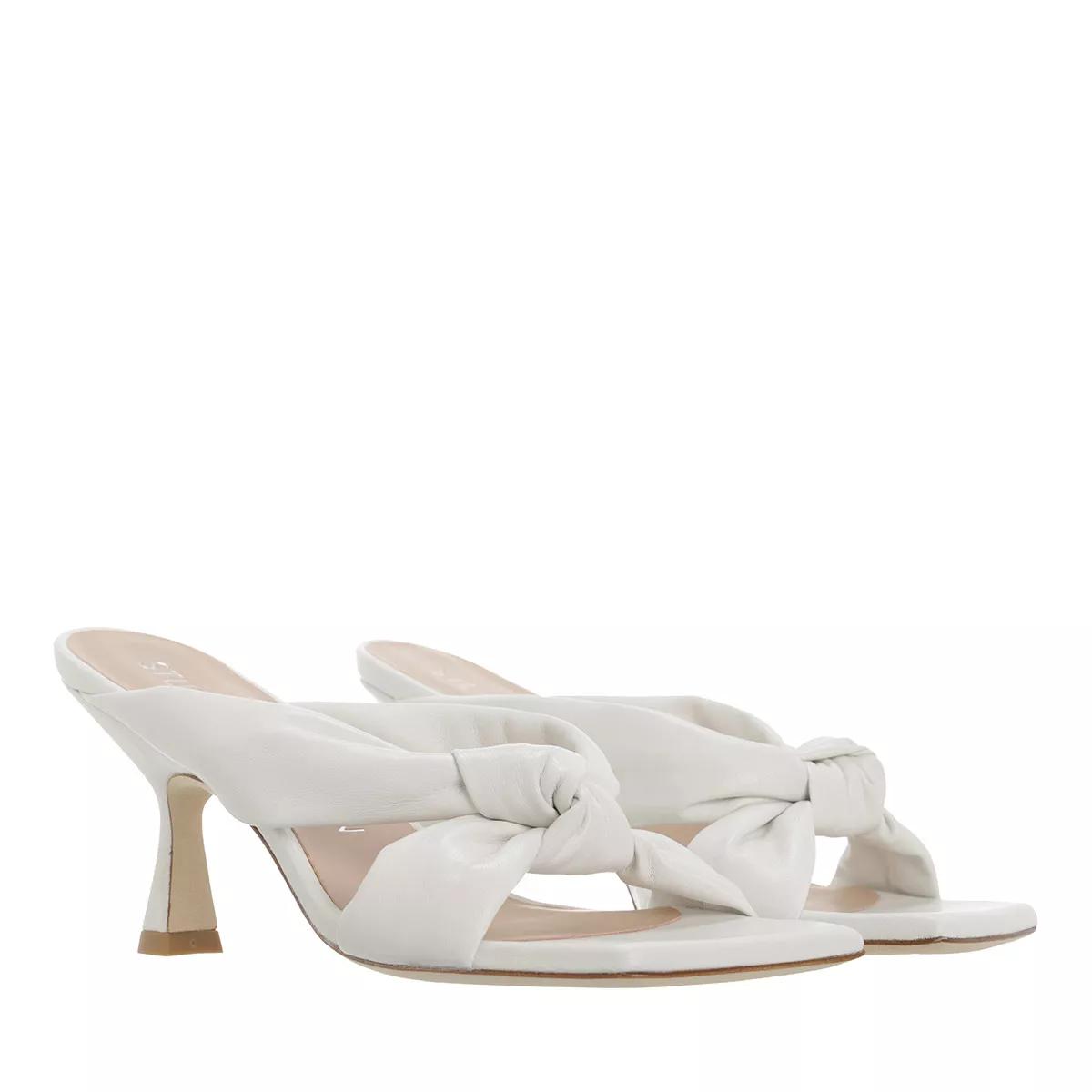 Stuart weitzman sales white mules