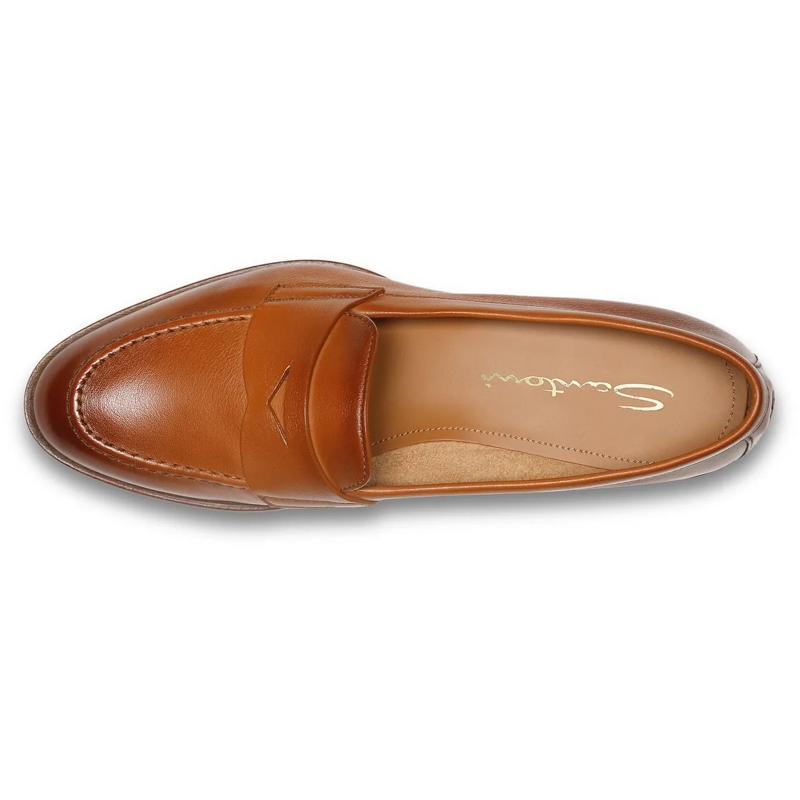 Santoni Loafer Leather penny loafer weiß(Image 2)