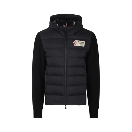 Moncler Daunenjacken Cardigan Tricot Black