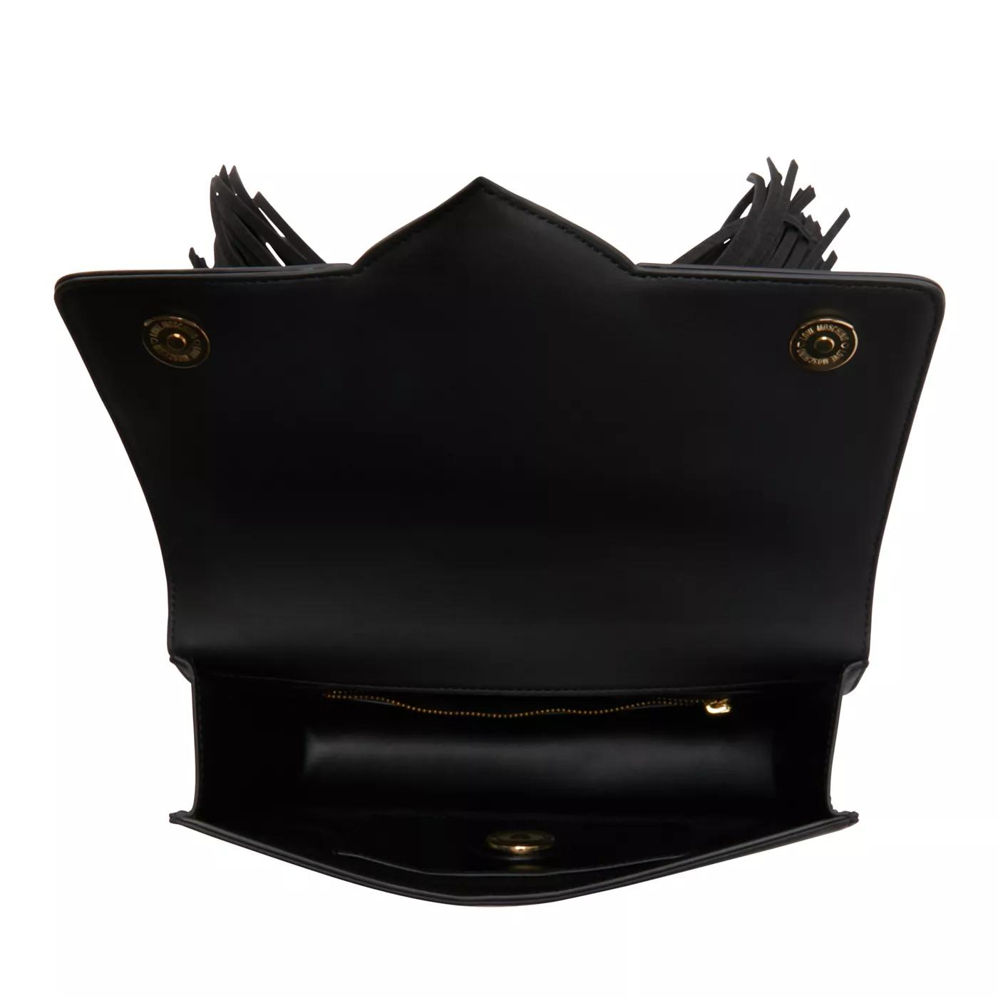 Love Moschino Hobo bags GRS Frange Schultertasche in zwart