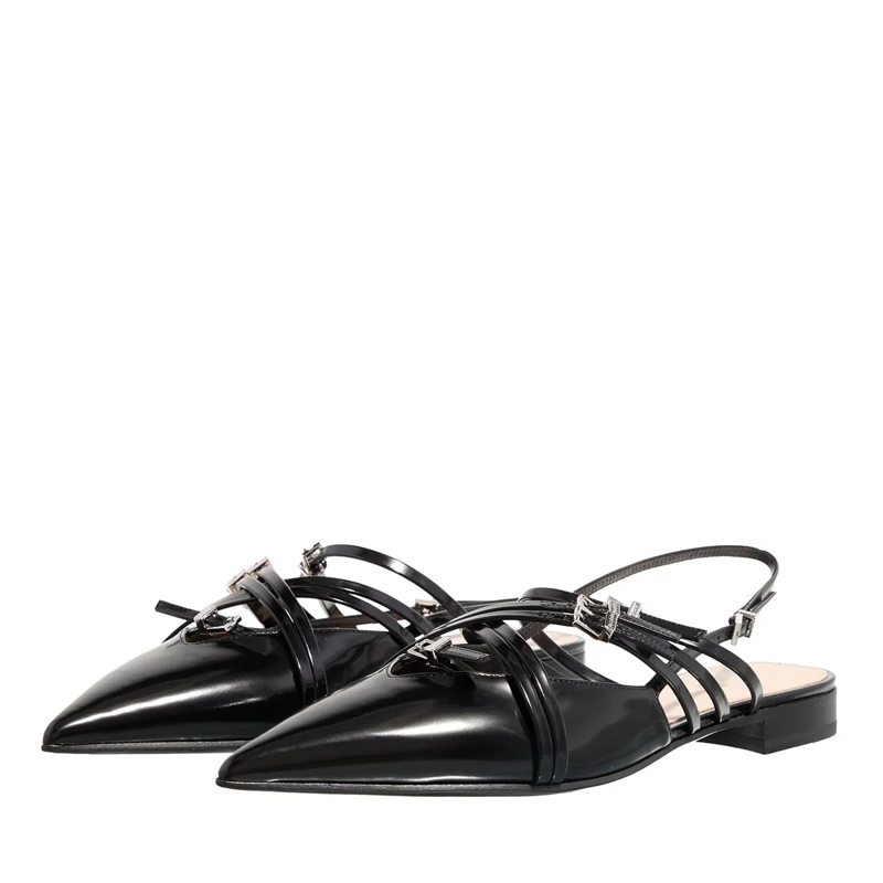 Gucci Ballerinas Ladies Ballerina With Straps Black