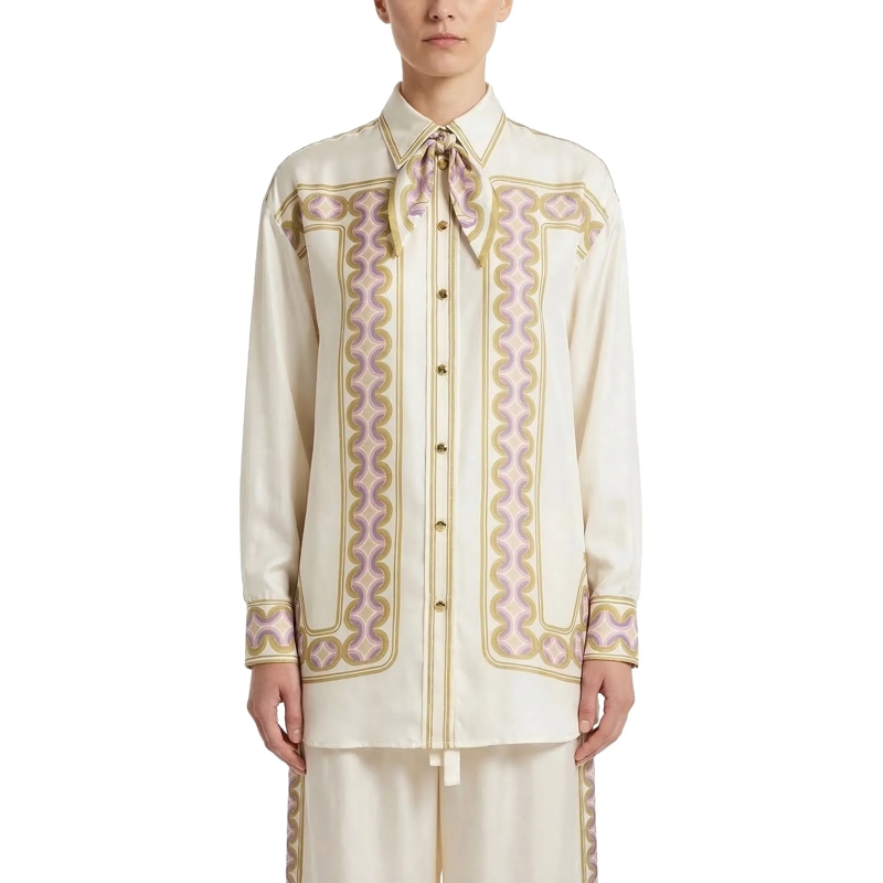Zimmermann Bluse Bluse Luna aus Seide weiß(Image 2)