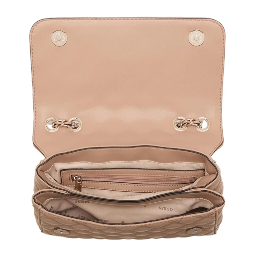 Guess Schultertasche Giully 2 Cmprtmnt Cnvrtble Flp Beige (Image 4)