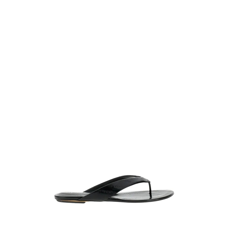 Le Monde Beryl Sandalen Flat Flip-Flops Sandal Black