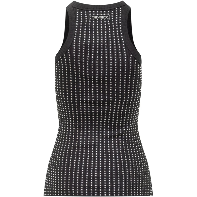 The Attico Top Canotta Thermostrass schwarz(Image 2)