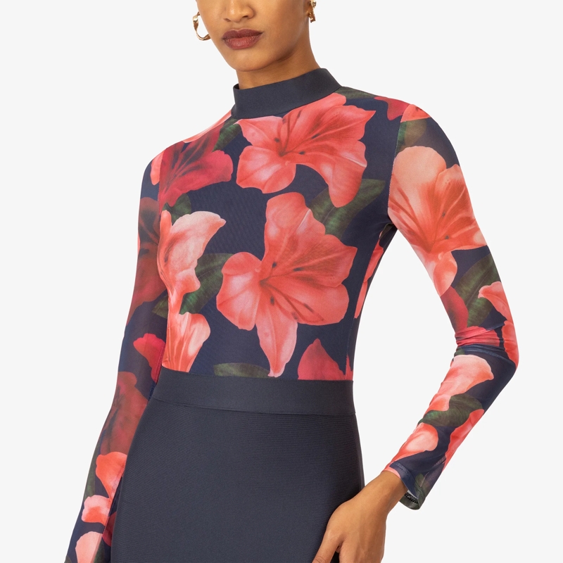 Kraimod Midikleid Bandagekleid blau(Image 5)